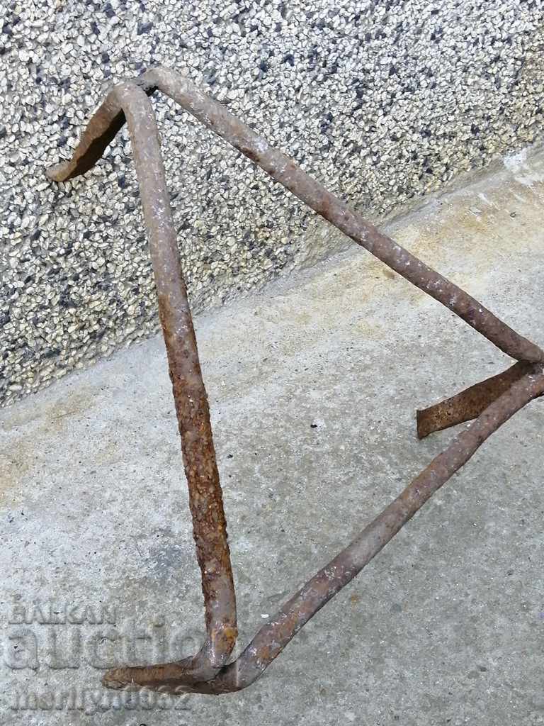 Vechi forjate sazhek, vatră, gril, fier forjat - 5