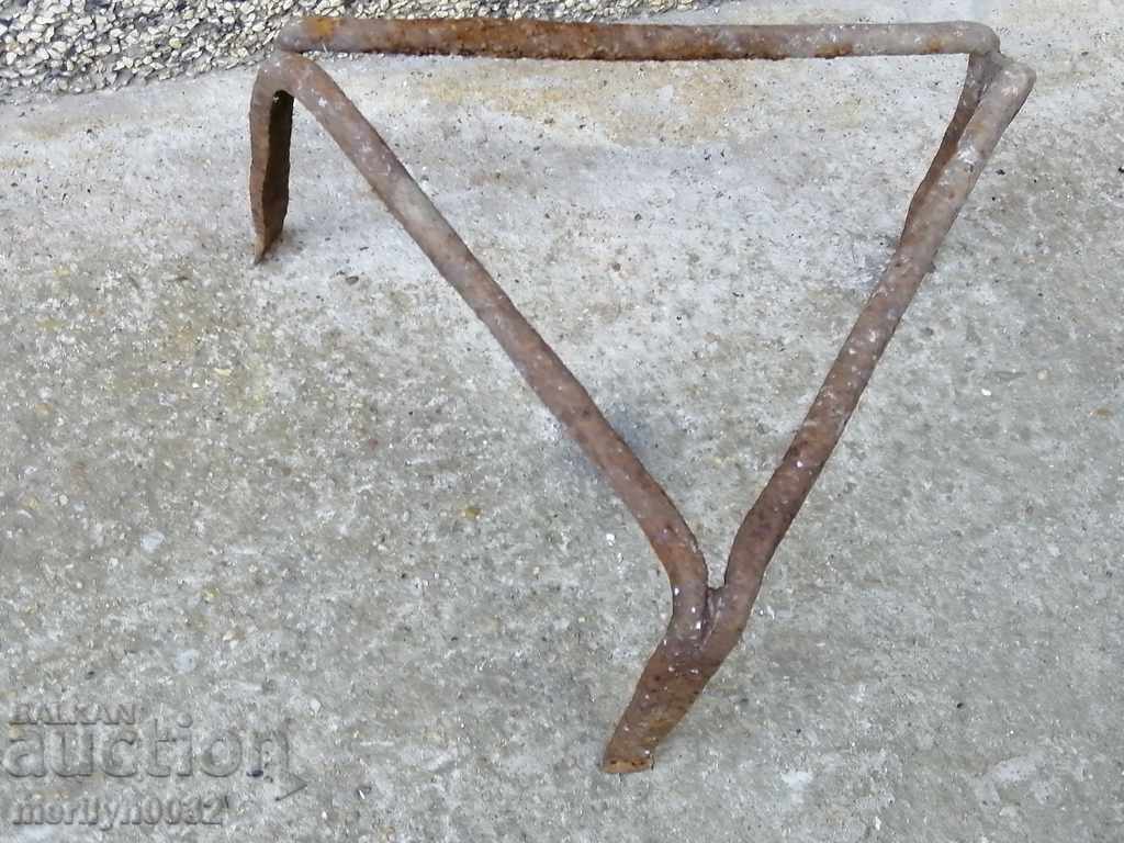 Vechi forjate sazhek, vatră, gril, fier forjat - 7