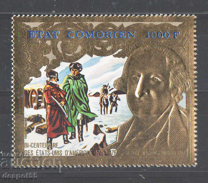 1976. Κομόρες. 200 χρόνια ανεξαρτησίας των ΗΠΑ.