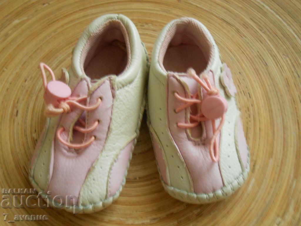 Children's slippers, shoes, slippers from est. leather, beautiful - 6 Children's slippers, shoes, slippers from est. leather, beautiful - 6