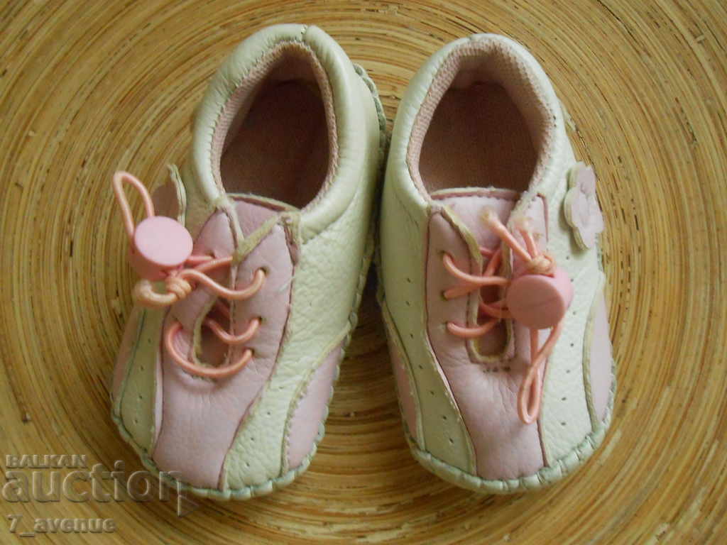 Children's slippers, shoes, slippers from est. leather, beautiful - 7 Children's slippers, shoes, slippers from est. leather, beautiful - 7