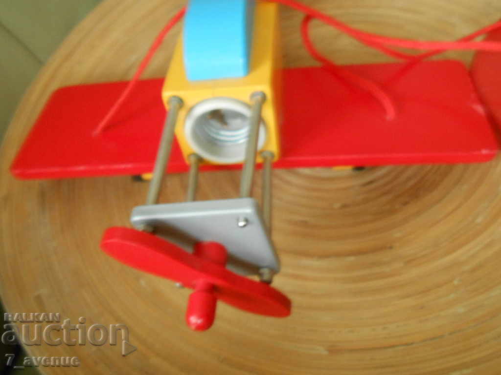 Lamp - helicopter, children's, made of wood, quality, Germany with price 99.00 BGN | € 50.62