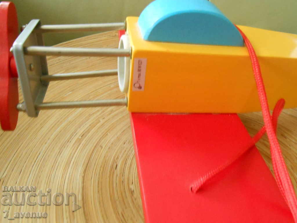 Auction  Lamp - helicopter, children's, made of wood, quality, Germany
