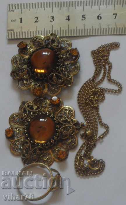 medallion-brooch, ring set with price 49.99 BGN | € 25.56 medallion-brooch, ring set with price 49.99 BGN | € 25.56