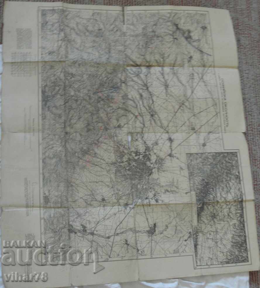 Military map Sofia area - 6 Military map Sofia area - 6