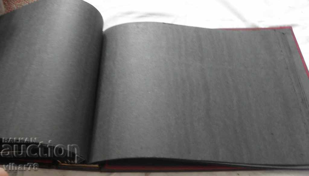 Auction Old large social leather folder Auction Old large social leather folder