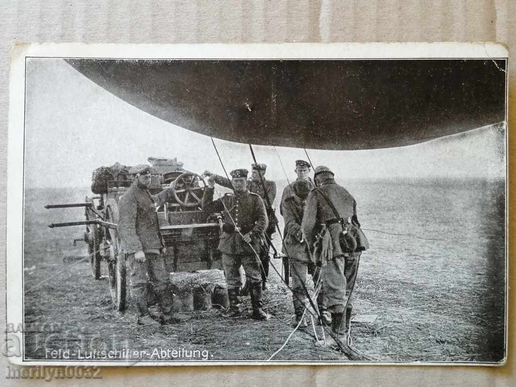 Немска военна снимка фотография картичка Първа световна WW1