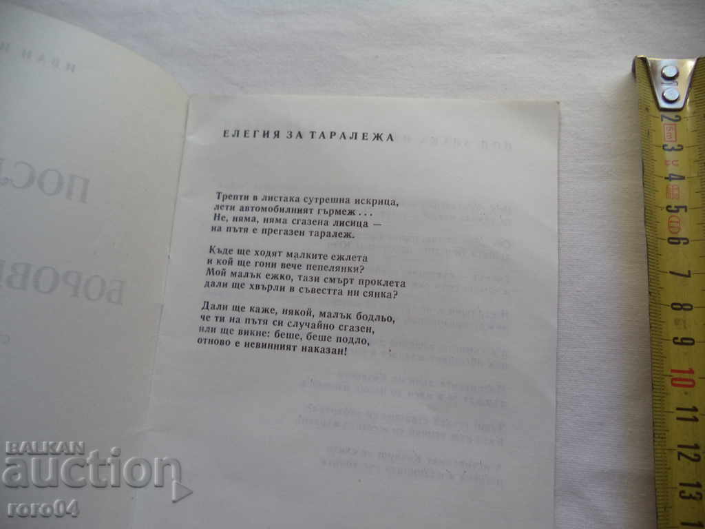 Auction  MESSAGES FROM PINE BRANCHES - IVAN NENOV