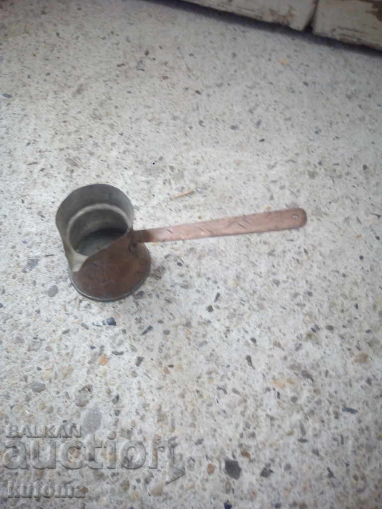 An old little copper pot