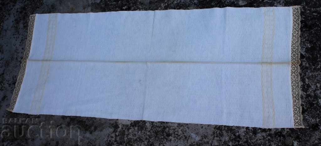 OLD BEAUTIFUL AUTHENTIC LACE TOWEL MESSAL TOWEL FROM CHEESE