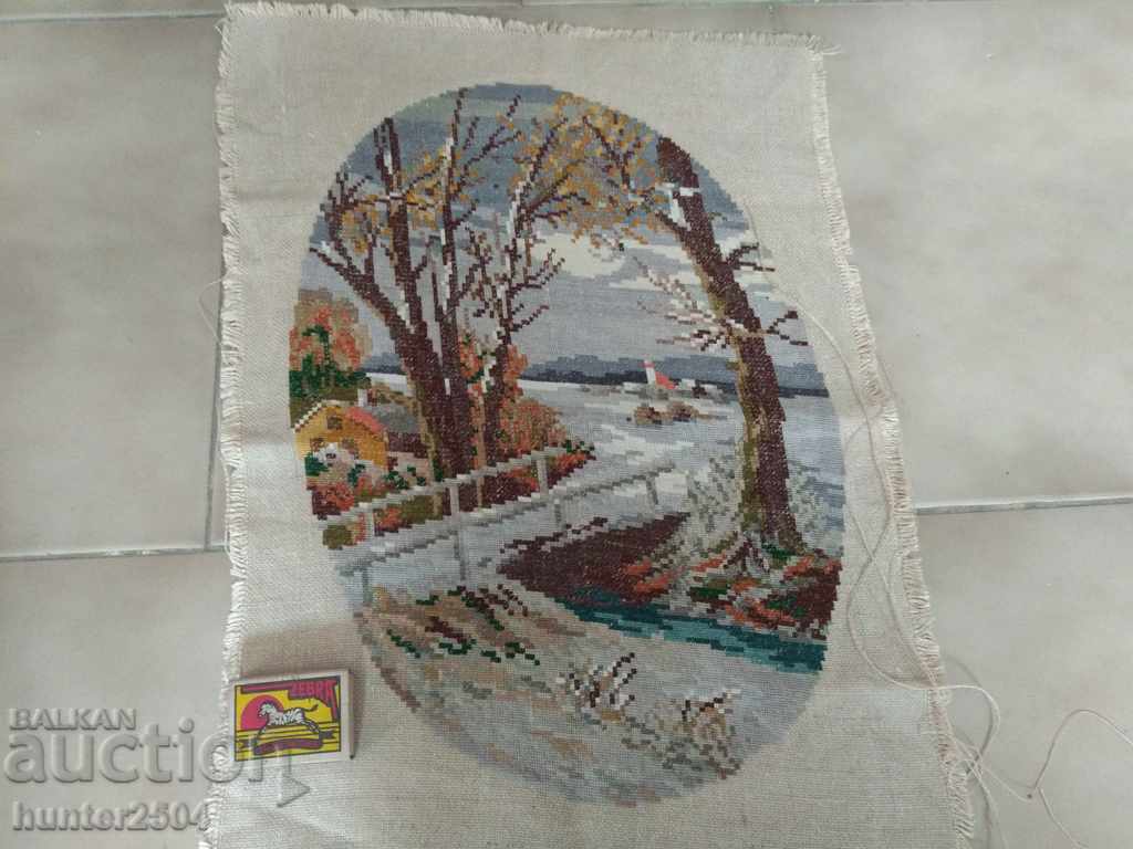 Vilerov tapestry with dimensions 350x260 mm