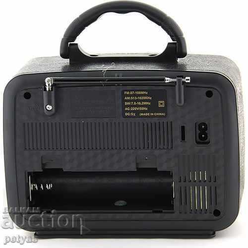 Licitație Radio retro Kemai MD-1903 Bluetooth Usb Sd, FM, AM, SW - N Licitație Radio retro Kemai MD-1903 Bluetooth Usb Sd, FM, AM, SW - N
