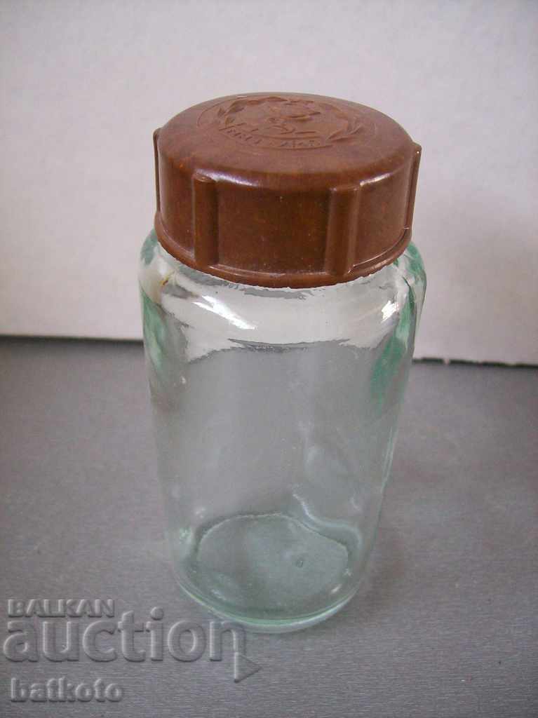 An old jar of soca medicine