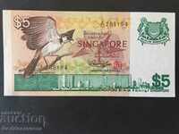Singapore 5 Dollars 1976 Pick 10 Ref 5194 aUnc