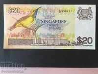 Singapore 20 de dolari 1979 Pick 12 aUnc Ref 8117