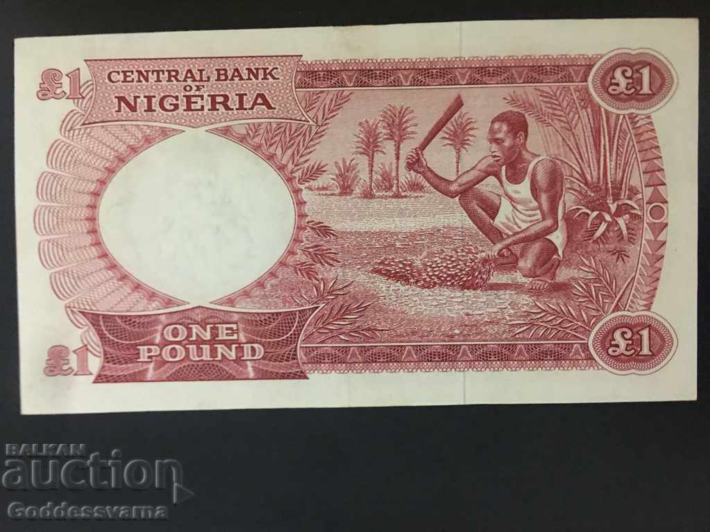 Nigeria 1 pound 1967 Pick 8 Ref 2263 Uncirculated with price 17.00 BGN | € 8.69 Nigeria 1 pound 1967 Pick 8 Ref 2263 Uncirculated with price 17.00 BGN | € 8.69