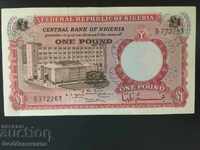 Nigeria 1 liră 1967 Pick 8 Ref 2263 Unc