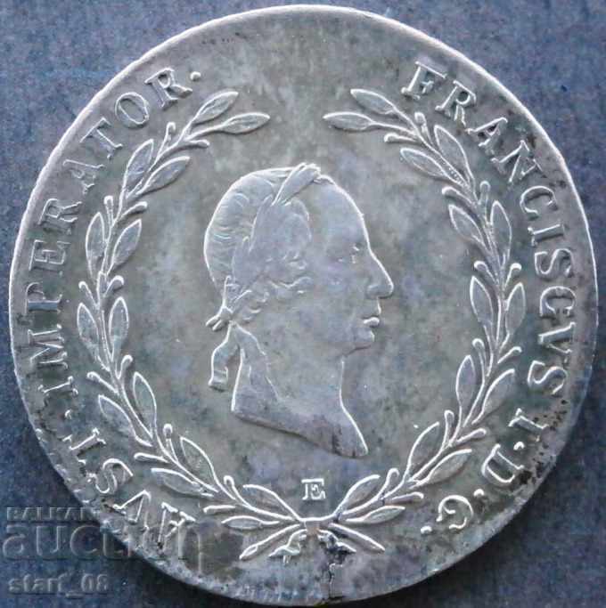 Austria 20 Kreuzer 1828