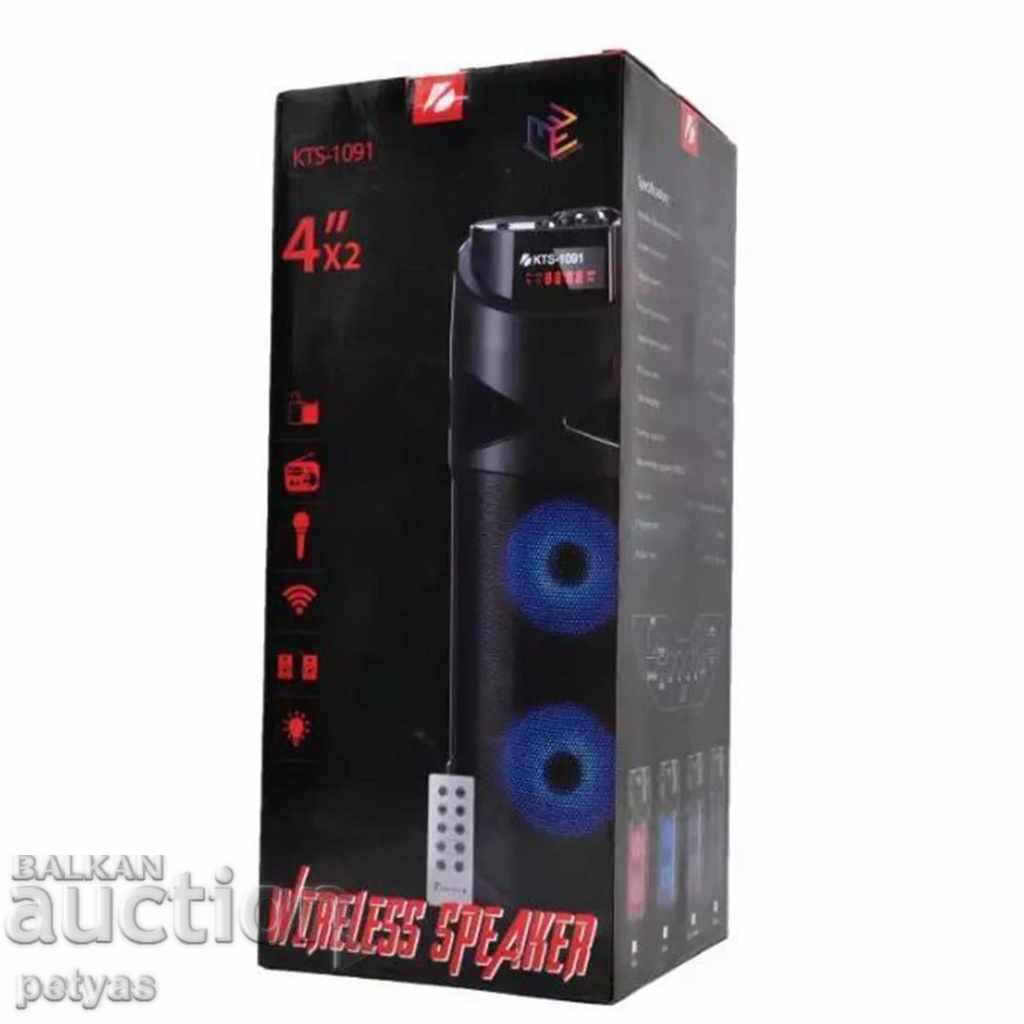 Column with FM radio BT, flash karta, microphone kts 1091 - 6 Column with FM radio BT, flash karta, microphone kts 1091 - 6