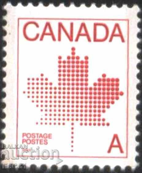 Чиста марка Кленов лист 1981 от Канада