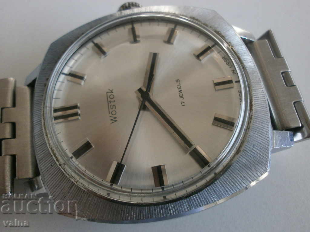 Аукцион WOSTOK 17 jewels, madе in USSR, XL корпус 38 мм, командирски