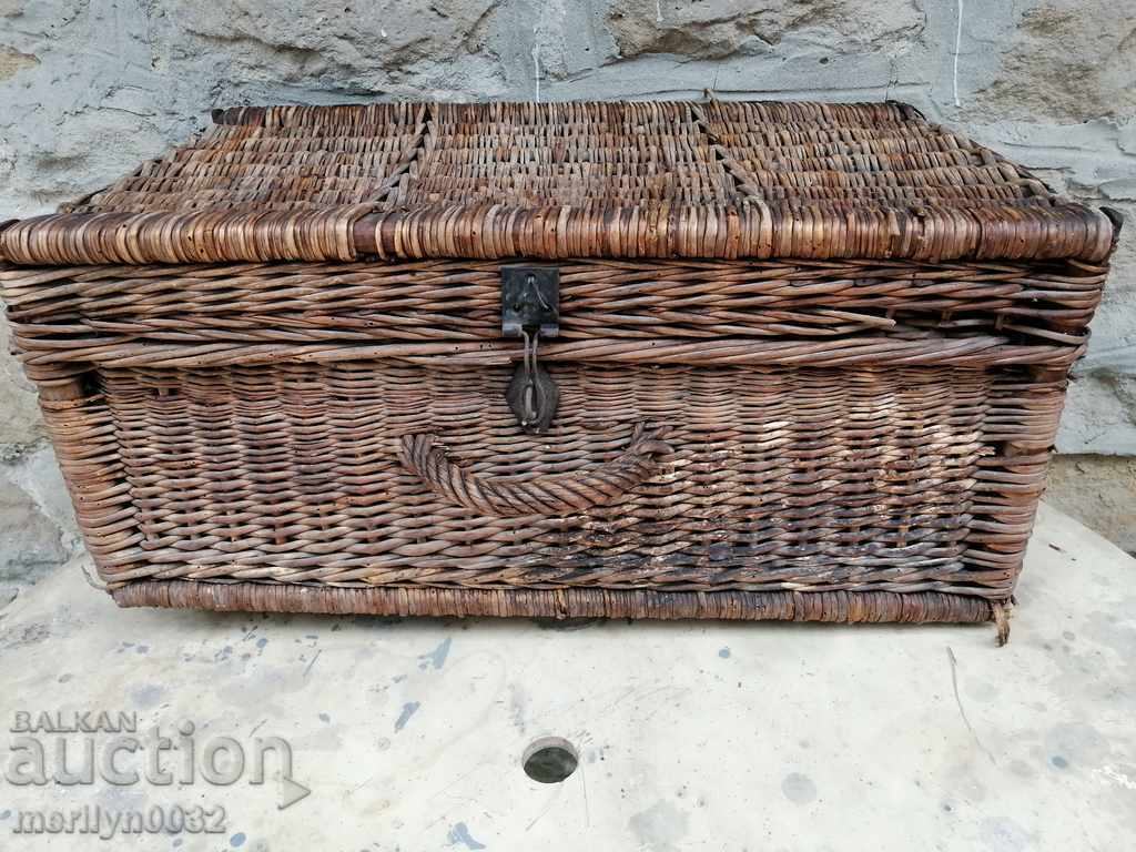 Ψάθινο μπαούλο, ψάθινο καλάθι, καλάθι από panner box - 5 Ψάθινο μπαούλο, ψάθινο καλάθι, καλάθι από panner box - 5