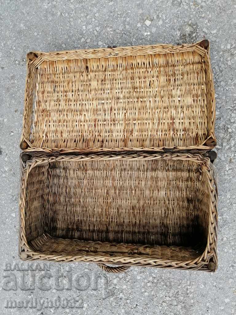 Ψάθινο μπαούλο, ψάθινο καλάθι, καλάθι από panner box - 6 Ψάθινο μπαούλο, ψάθινο καλάθι, καλάθι από panner box - 6