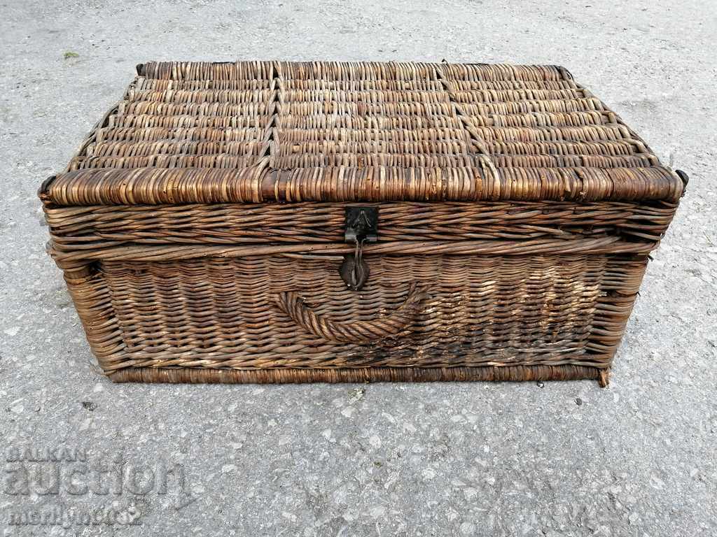 Wicker trunk, wicker basket, panner box basket