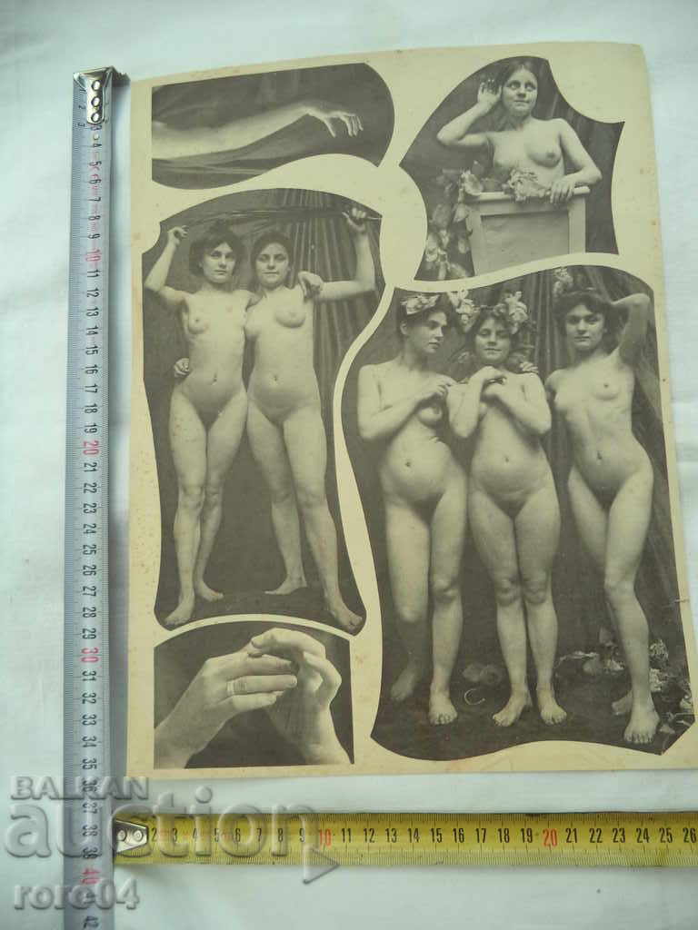 Auction  BIG OLD EROTIC PHOTO / PHOTOGRAPH - BEFORE 1944
