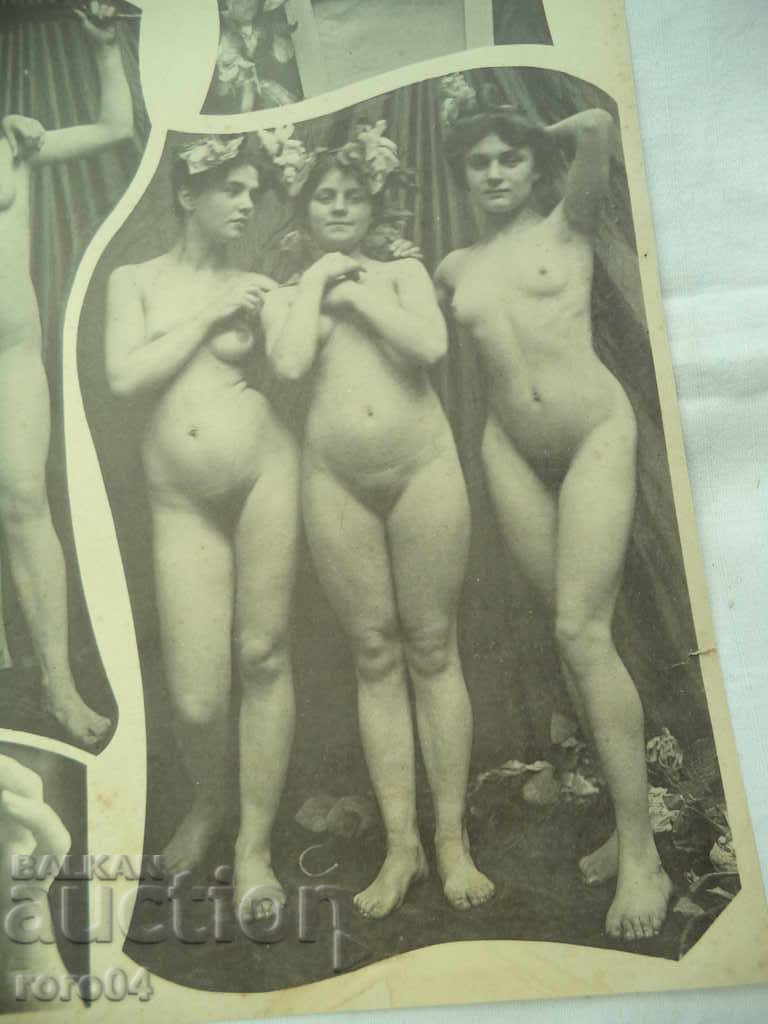 BIG OLD EROTIC PHOTO / PHOTOGRAPH - BEFORE 1944 - 5