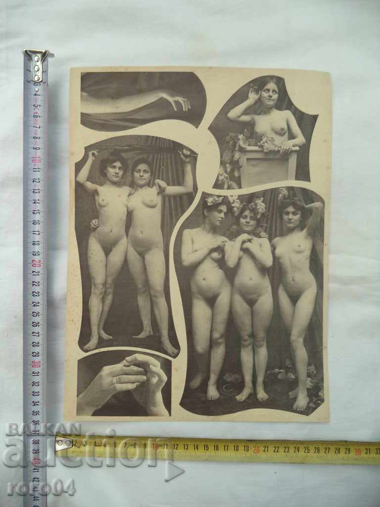 BIG OLD EROTIC PHOTO / PHOTOGRAPH - BEFORE 1944 - 7