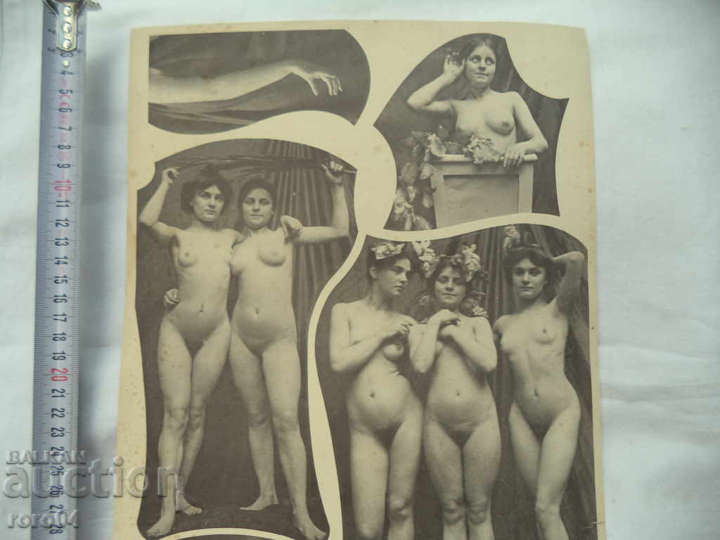 BIG OLD EROTIC PHOTO / PHOTOGRAPH - BEFORE 1944