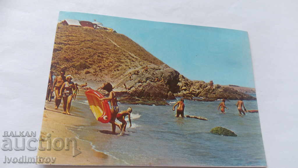 Postcard Ahtopol Camping Dolphin 1981