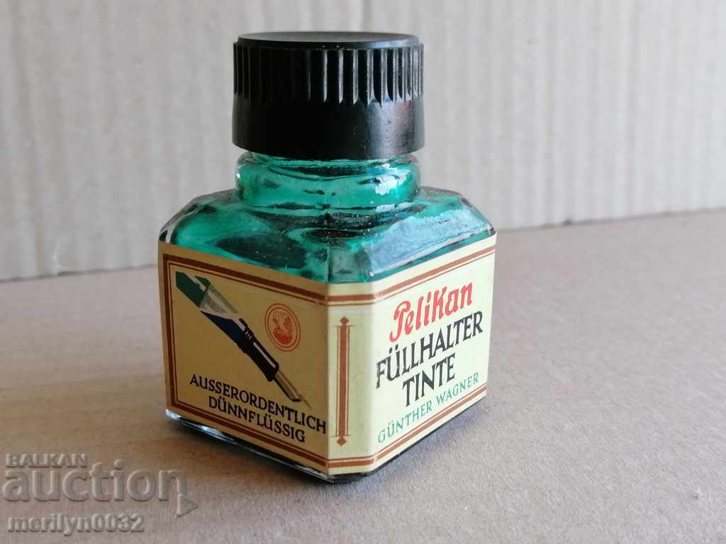 Delivery of Pelican ink bottle Günther Wagner Delivery of Pelican ink bottle Günther Wagner