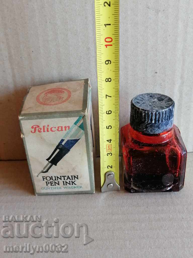 Delivery of Pelican ink bottle Günther Wagner Delivery of Pelican ink bottle Günther Wagner
