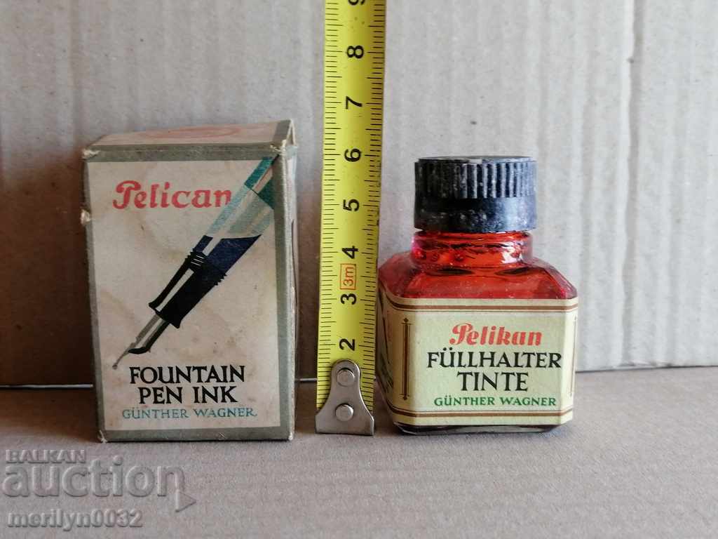 Pelican ink bottle Günther Wagner - 5 Pelican ink bottle Günther Wagner - 5