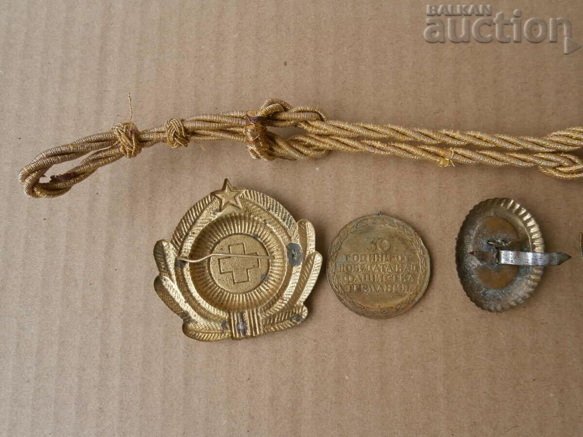 Auction  cockade medic paramedic cockade braided rope for a cap