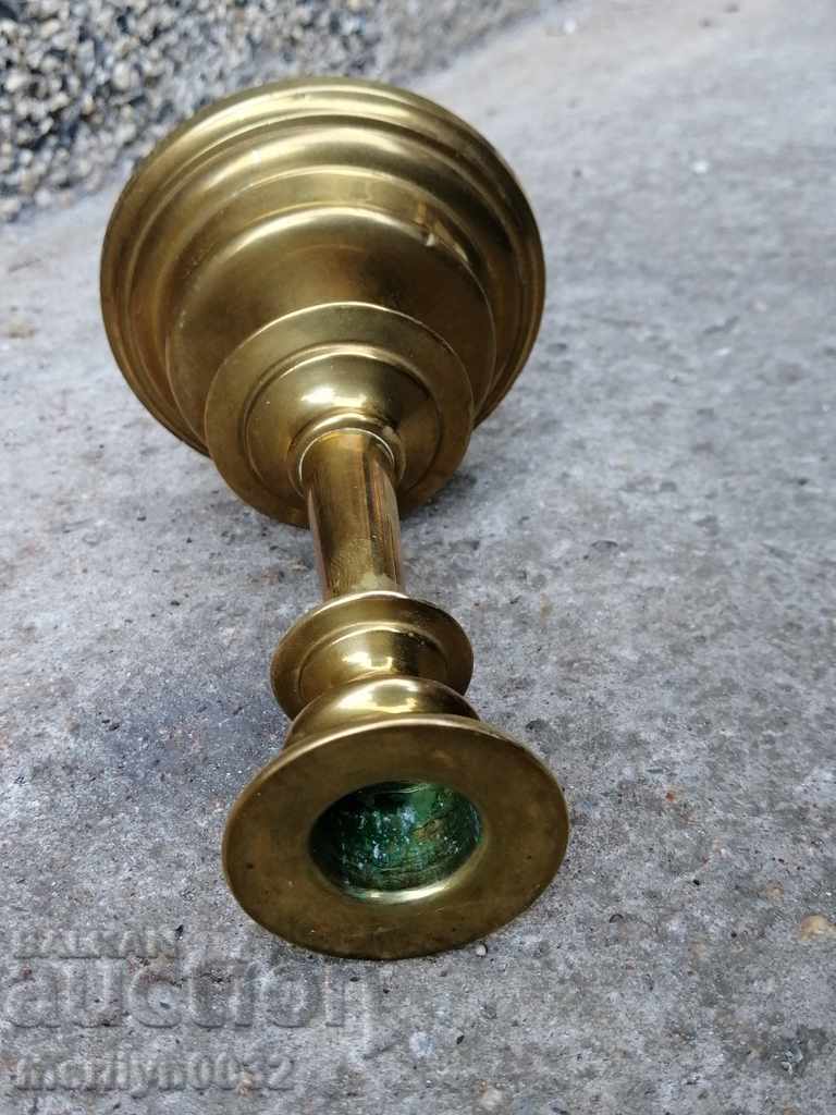 Brass candlestick candle lamp - 6 Brass candlestick candle lamp - 6
