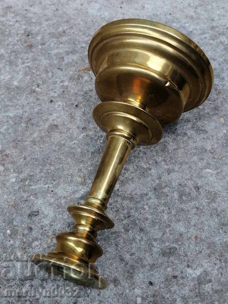 Brass candlestick candle lamp - 7 Brass candlestick candle lamp - 7