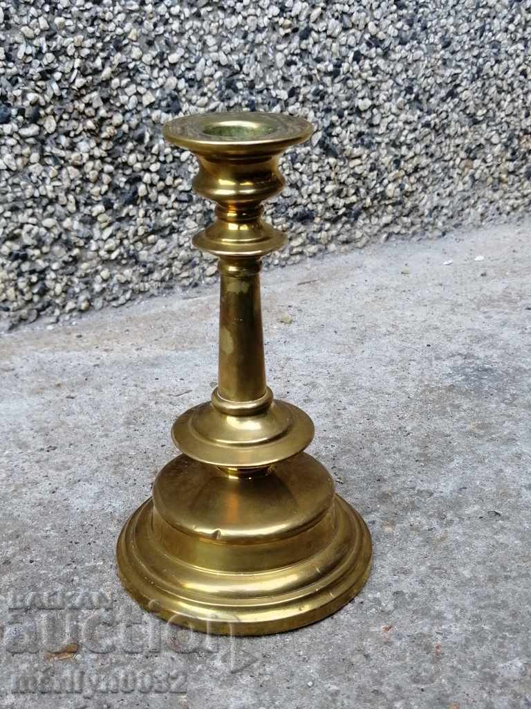 Brass candlestick candle lamp