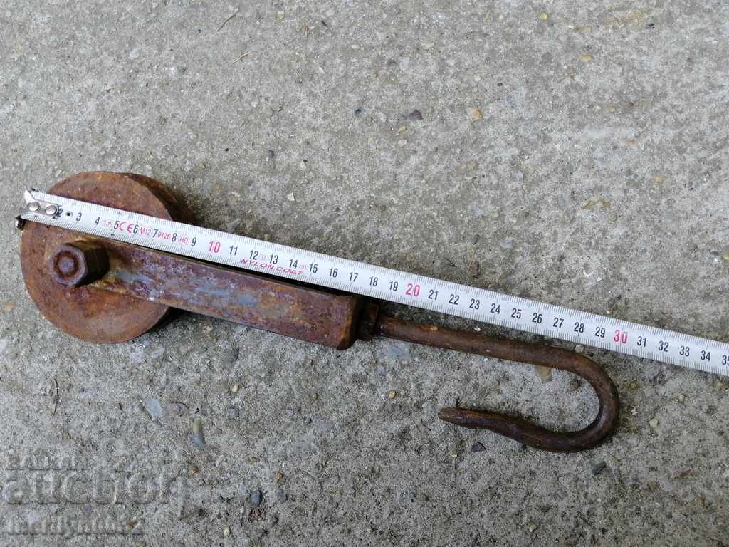 Old forged roller polystyrene wrought iron - 5