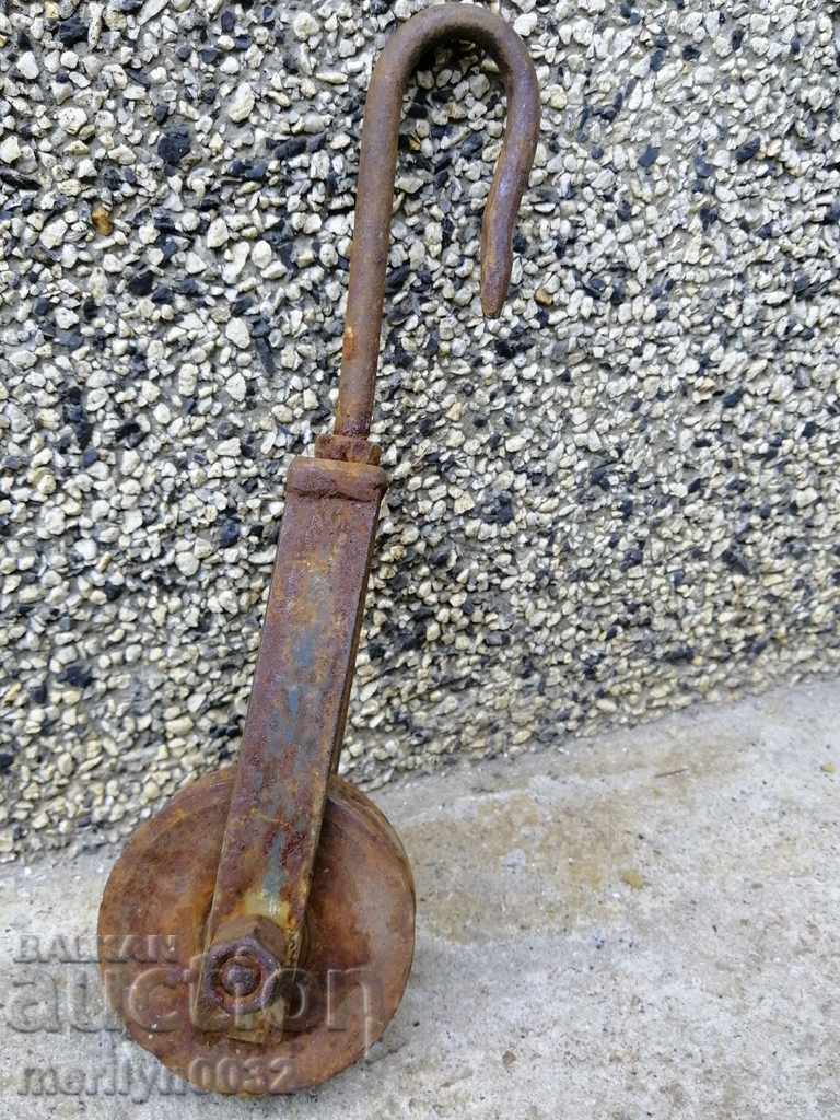 Old forged roller polystyrene wrought iron - 6