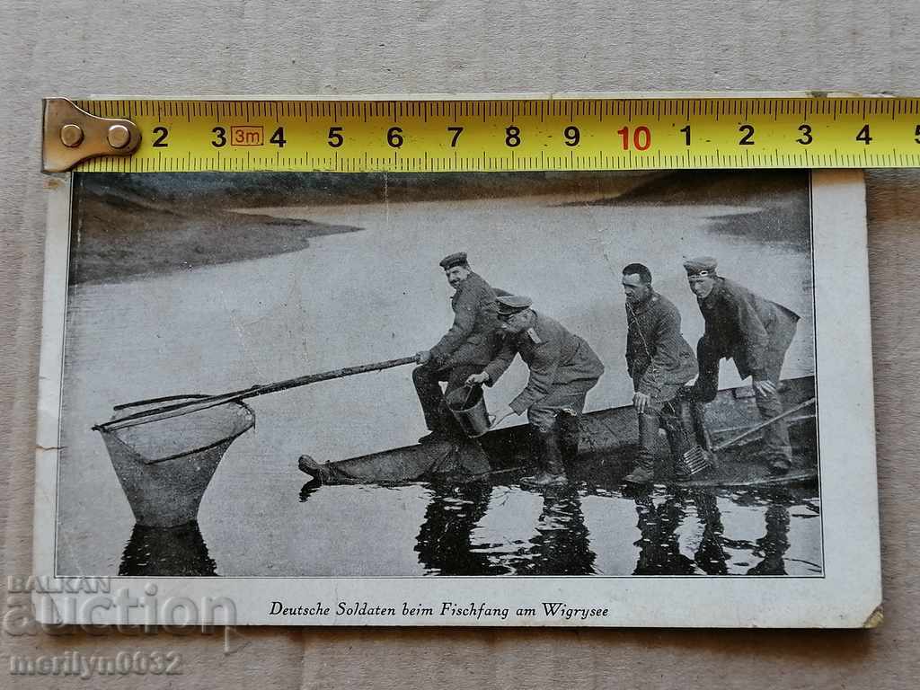 Delivery of German military photo photography card World War I WW1 Delivery of German military photo photography card World War I WW1