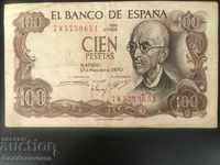 Ισπανία 100 Pesetas 1970 Διαλέξτε 152 Ref 9651