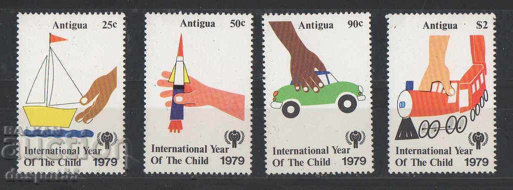 1979. Antigua. Anul internațional al copilului.