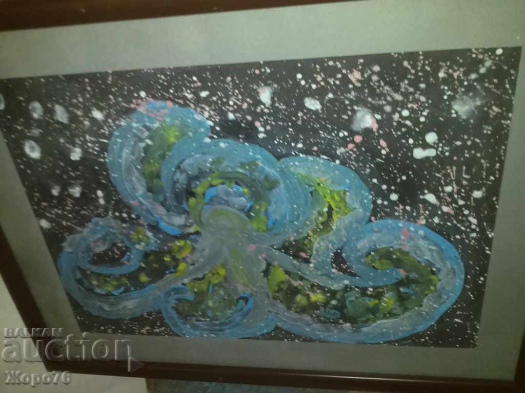 LITografie ABSTRACTA CULOARE PICTURA DESEN Foarte FRUMOS - 6