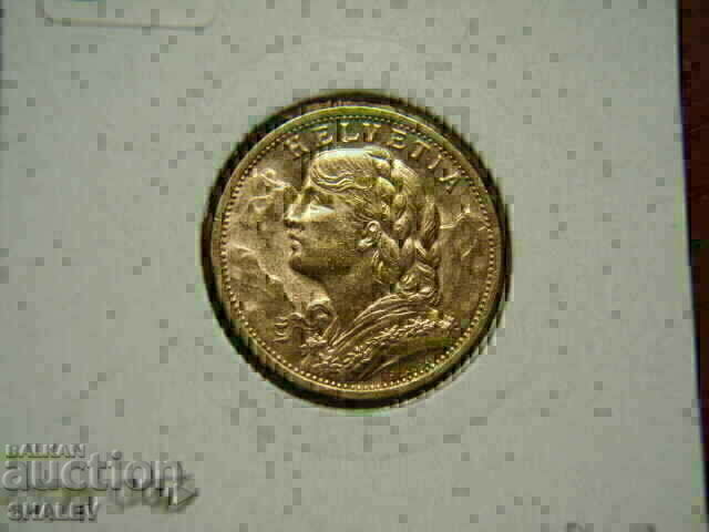20 franci 1903 Elveția /2/ - AU/Unc (aur) - 5