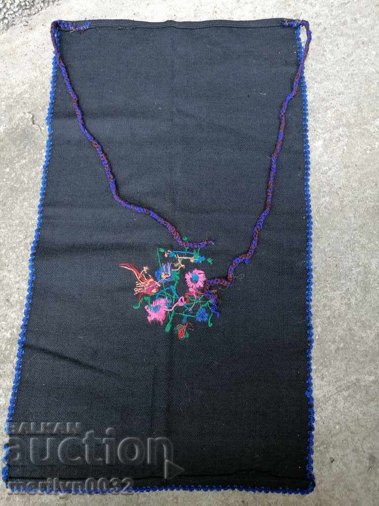 Old woven, embroidered and embroidered apron, costume, suckman - 5