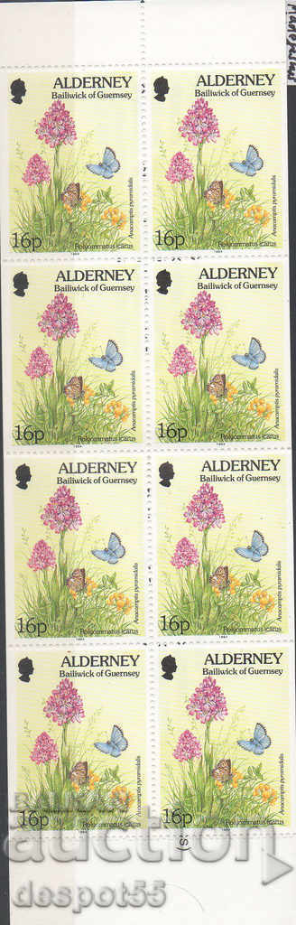 1994. Alderney. Floră și faună. Carnetul.