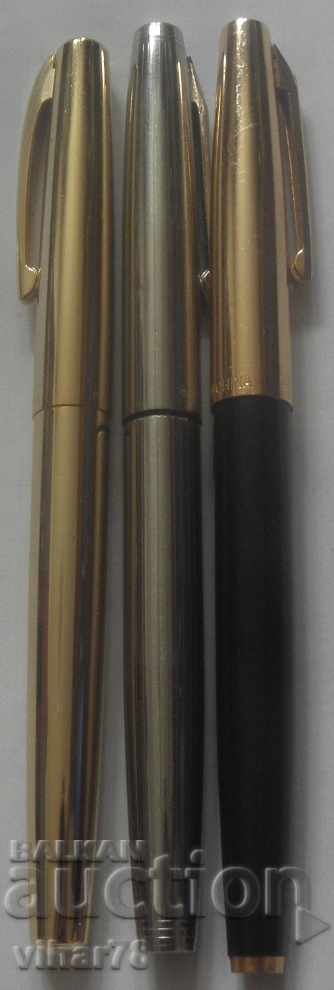 Lot de trei stilouri vechi de colecție